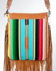 American Darling Cross Body Saddle Blanket Genuine Leather women bag western handbag purse