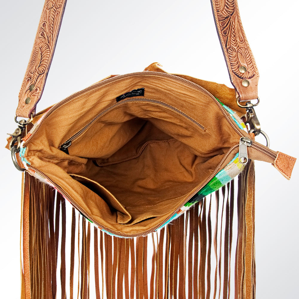 American Darling Cross Body Saddle Blanket Genuine Leather women bag western handbag purse