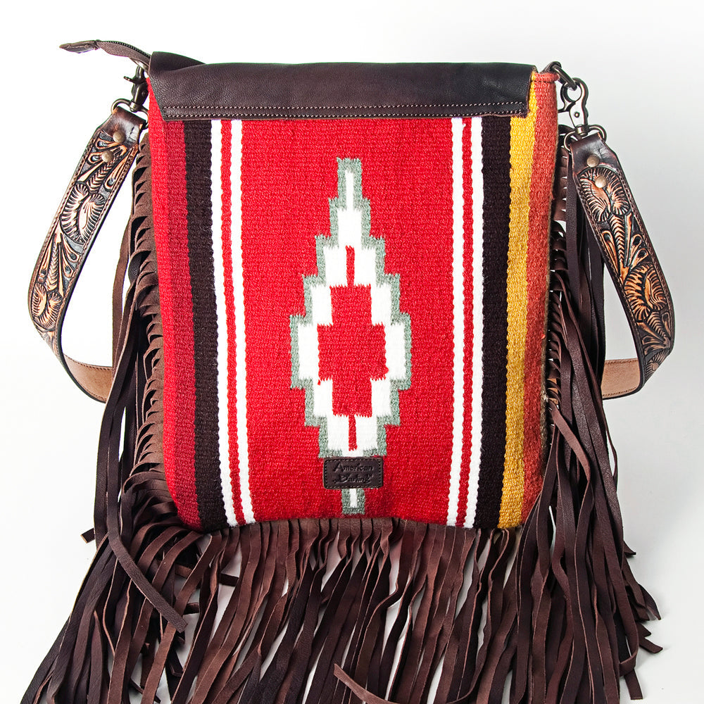 American Darling Cross Body Saddle Blanket Genuine Leather women bag western handbag purse