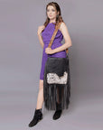 American Darling Cross Body Hair On Genuine Leather women bag western handbag purse