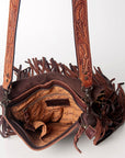 American Darling Cross Body Hair On Genuine Leather women bag western handbag purse