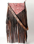 American Darling ADBGZ146 Messenger Hand Tooled Genuine Leather Women Bag Western Handbag Purse