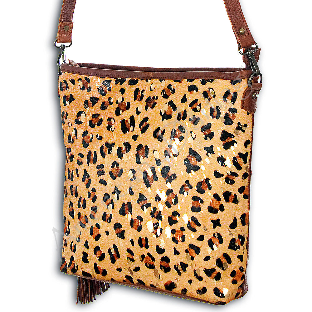 American Darling Small Crossbody Hair-On Genuine Leather women bag western handbag purse
