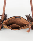 American Darling Small Crossbody Saddle Blanket Genuine Leather women bag western handbag purse