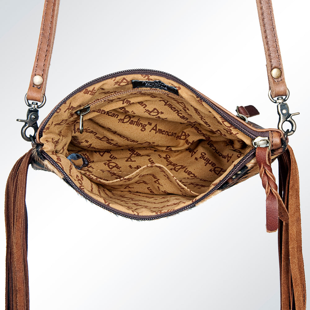 American Darling Small Crossbody Saddle Blanket Genuine Leather women bag western handbag purse