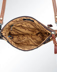 American Darling Small Crossbody Saddle Blanket Genuine Leather women bag western handbag purse