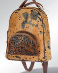 American Darling Hand Tooled Hair On Genuine Leather Women Bag Western Handbag Purse