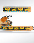 American Darling ADSTF101 Hand Tooled Genuine Leather Crossbody Handle Strap For Bags