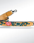 American Darling ADSTF106 Hand Tooled Genuine Leather Crossbody Handle Strap For Bags