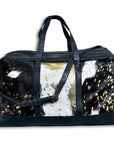 American Darling ADBGS174DACGO Duffel Hair On Genuine Leather Women Bag Western Handbag Purse