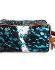 American Darling Hand Tooled Hair On Genuine Leather Women Bag Western Handbag Purse