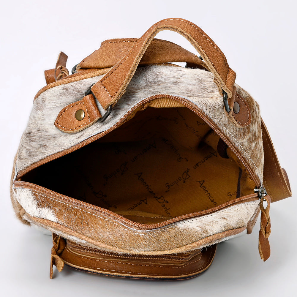 American Darling Hair On Genuine Leather Women Bag Western Handbag Purse