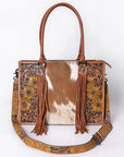American Darling Briefcase Hand Tooled Saddle Blanket Genuine Leather women bag western handbag purse