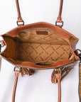 American Darling Briefcase Hand Tooled Saddle Blanket Genuine Leather women bag western handbag purse