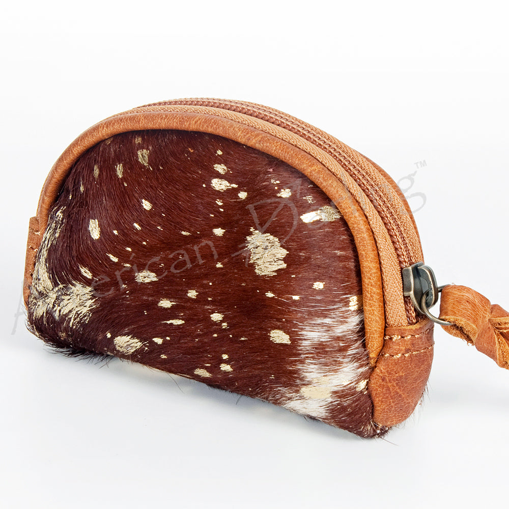 American Darling Coin Purse Hair On Genuine Leather Women Bag Western Handbag Purse
