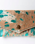 American Darling Envelope Hair On Genuine Leather Women Bag Western Handbag Purse