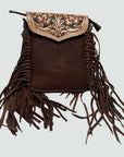 American Darling ADBGD108 Small Crossbody Hand Tooled Genuine Leather Women Bag Western Handbag Purse