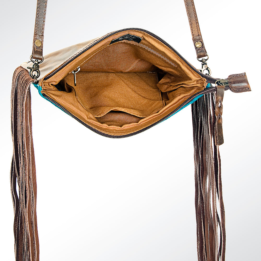 American Darling Small Crossbody Saddle Blanket Genuine Leather women bag western handbag purse