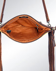 American Darling Small Crossbody Saddle Blanket Genuine Leather women bag western handbag purse