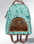American Darling Hand Tooled Hair On Genuine Leather Women Bag Western Handbag Purse