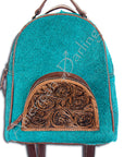 American Darling Hand Tooled Hair On Genuine Leather Women Bag Western Handbag Purse