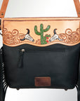American Darling Clutch Hand Tooled Saddle Blanket Fabric Genuine Leather Western Women Bag Handbag Purse | Purses for Cute