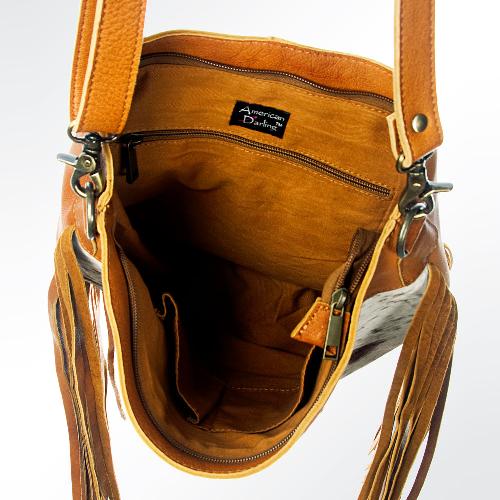 American Darling ADBGZ161 Crossbody Hair-On Genuine Leather Women Bag Western Handbag Purse