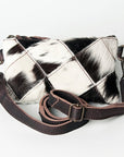 American Darling ADBGZ162 Small Crossbody Hair-On Genuine Leather Women Bag Western Handbag Purse