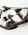 American Darling ADBGZ162 Small Crossbody Hair-On Genuine Leather Women Bag Western Handbag Purse