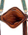 American Darling Large Cross Body Hand Tooled Genuine Leather Western Women Bag Handbag Purse | Crossbody Bag for Women | Cute Crossbody Bag | Crossbody Purse