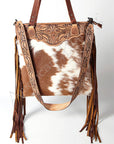 American Darling ADBGZ166 Crossbody Hand Tooled Hair-On Genuine Leather Women Bag Western Handbag Purse