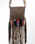 American Darling Messenger Saddle Blanket Genuine Leather Women Bag Western Handbag Purse