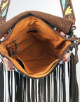 American Darling Messenger Saddle Blanket Genuine Leather Women Bag Western Handbag Purse