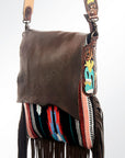 American Darling Messenger Saddle Blanket Genuine Leather Women Bag Western Handbag Purse