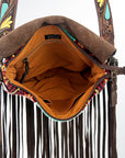 American Darling Messenger Saddle Blanket Genuine Leather Women Bag Western Handbag Purse