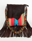 American Darling Messenger Saddle Blanket Genuine Leather Women Bag Western Handbag Purse