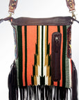 American Darling Messenger Saddle Blanket Genuine Leather Women Bag Western Handbag Purse