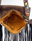 American Darling Messenger Saddle Blanket Genuine Leather Women Bag Western Handbag Purse