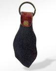 American Darling ADKR147 Hand Tooled Carved Genuine Leather Keyring