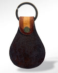 American Darling ADKR153 Hand Tooled Carved Genuine Leather Keyring