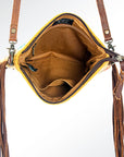 American Darling Cross Body Saddle Blanket Genuine Leather Women Bag Western Handbag Purse
