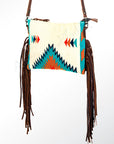 American Darling Saddle Blanket Genuine Leather Women Bag Western Handbag Purse