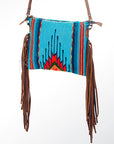 American Darling Saddle Blanket Genuine Leather Women Bag Western Handbag Purse