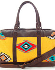 American Darling Duffel Saddle Blanket Genuine Leather Women Bag Western Handbag Purse