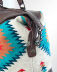 American Darling Duffel Saddle Blanket Genuine Leather Women Bag Western Handbag Purse