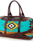 American Darling Duffel Saddle Blanket Genuine Leather Women Bag Western Handbag Purse