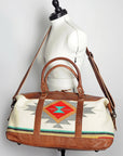 American Darling Duffel Saddle Blanket Genuine Leather Women Bag Western Handbag Purse