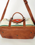 American Darling Duffel Saddle Blanket Genuine Leather Women Bag Western Handbag Purse