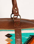 American Darling Duffel Saddle Blanket Genuine Leather Women Bag Western Handbag Purse