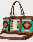 American Darling Duffel Saddle Blanket Genuine Leather Women Bag Western Handbag Purse